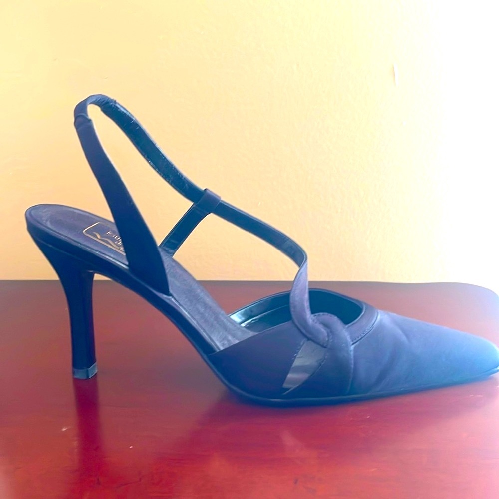 Black Slingback Heels
